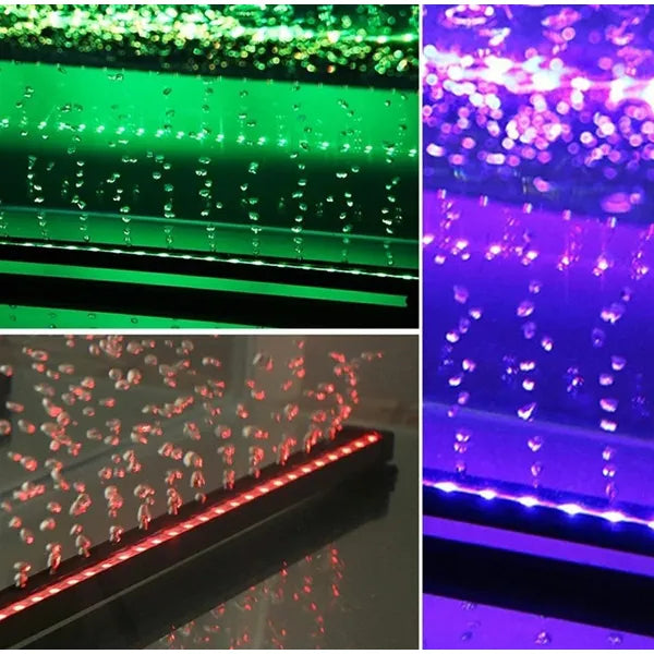 Zd87 led fluoreszkáló cső rgb akvárium 28cm