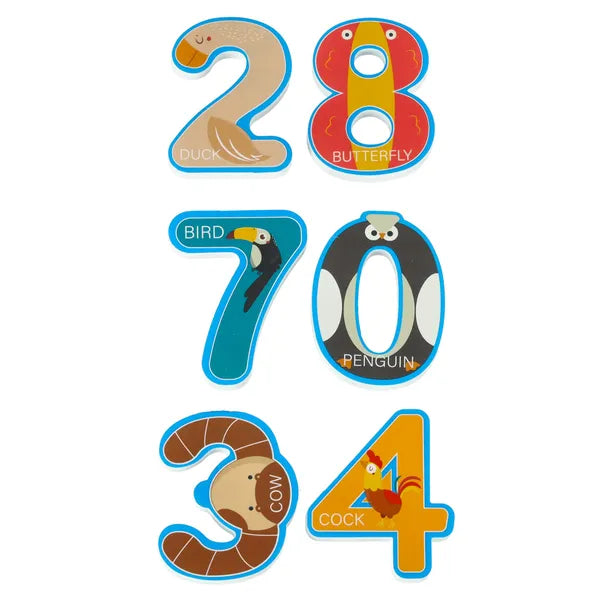 Szivacs hab fürdőpuzzle betűk és számok – 36 db, tapadó hálóval