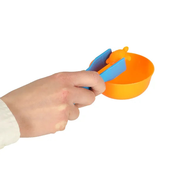 Montessori tengeri állatok számoló játék, 36 db, csipesz + 6 színes pohár