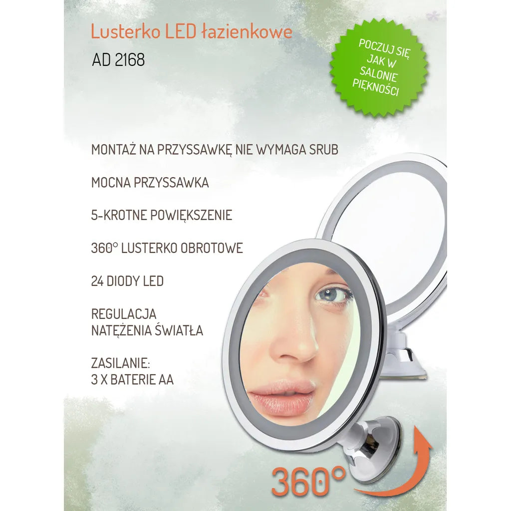 AD 2168 Adler LED Fürdőszobai Tükör