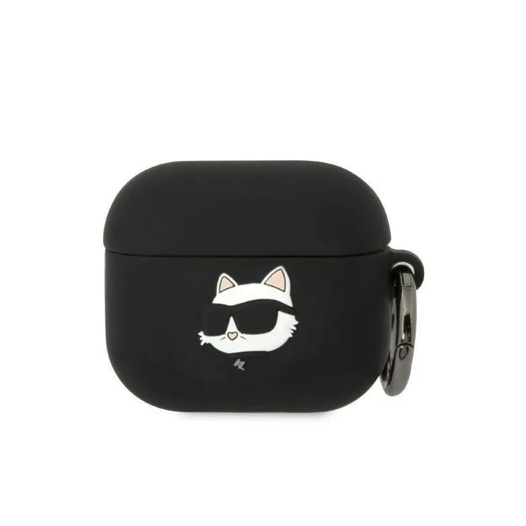 Apple Airpods 3 tok Karl Lagerfeld Szilikon Chupette Head 3D fekete