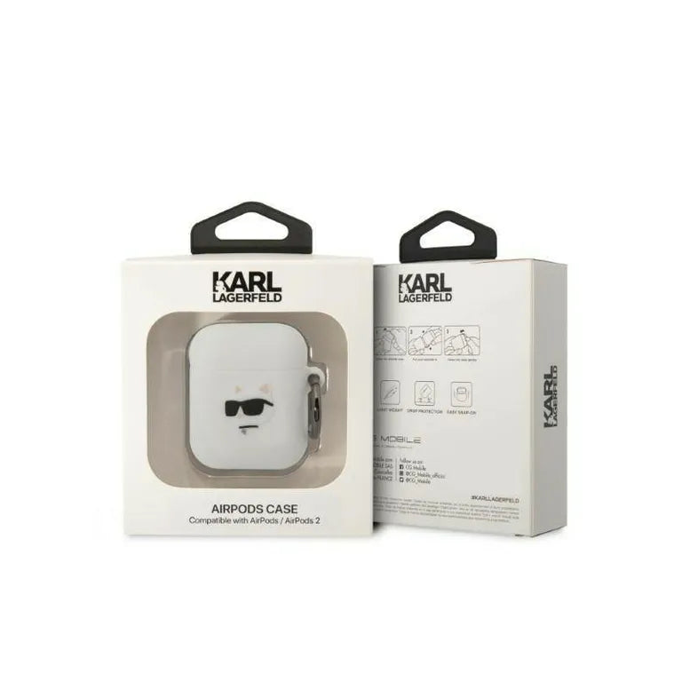 Apple Airpods tok Karl Lagerfeld Szilikon Chupette Head 3D White