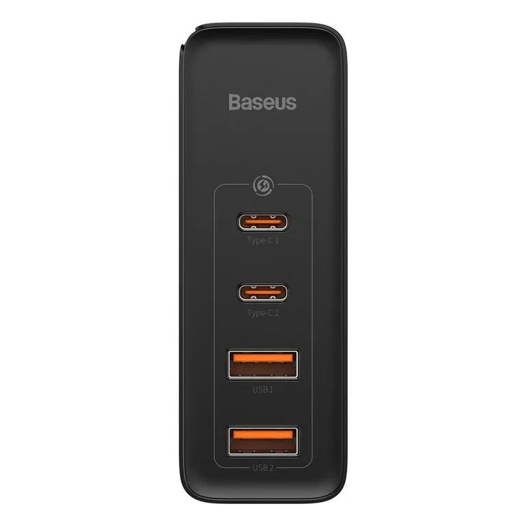 Baseus GaN2 Pro Quick 2x USB + 2x USB-C, 100W, EU (fekete)