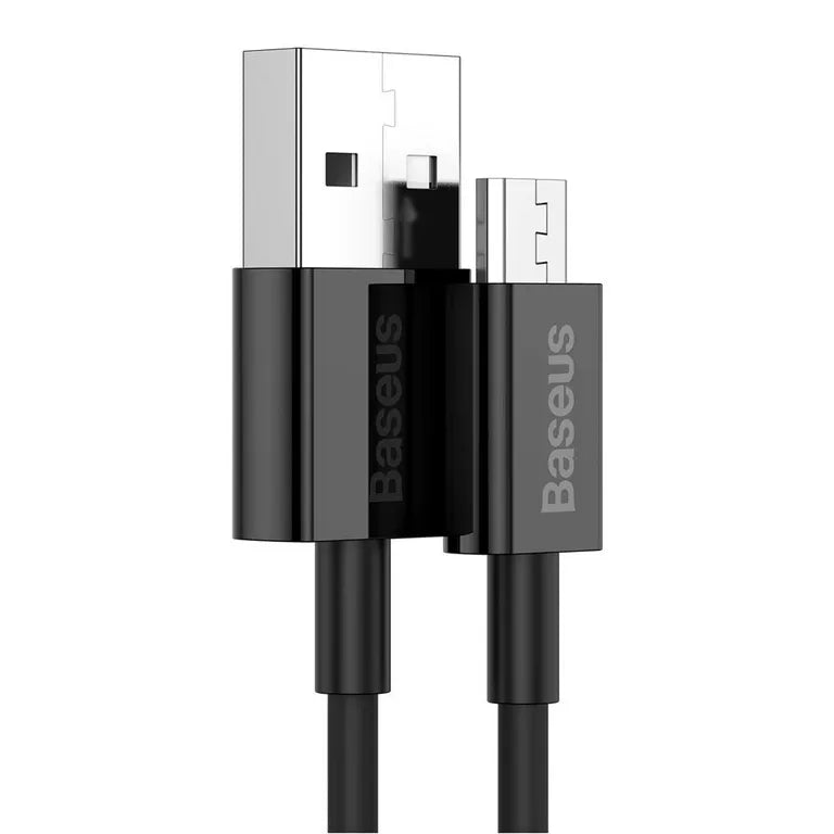 Baseus Superior Series kábel USB-ről micro USB-re, 2A, 2m (fekete)