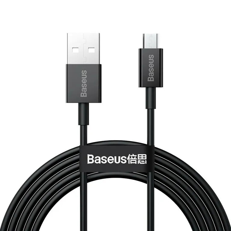 Baseus Superior Series kábel USB-ről micro USB-re, 2A, 2m (fekete)