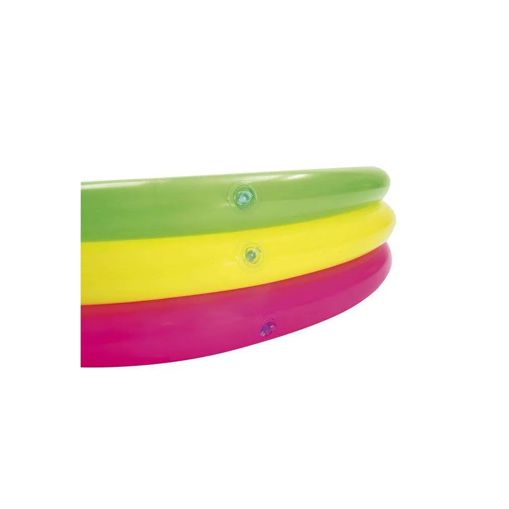 BESTWAY 51104 Szivárvány színű felfújható gyerekmedence, 102x25 cm