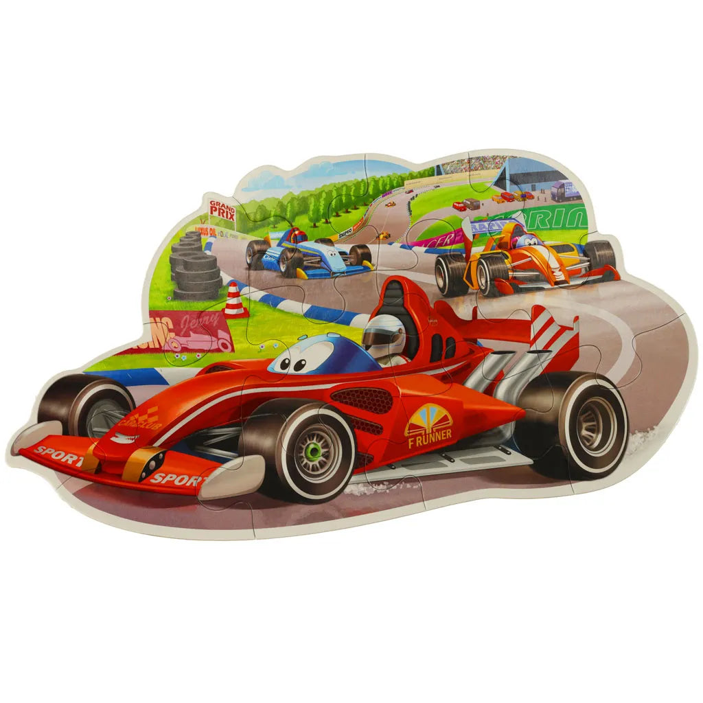 Castorland Puzzle 12 darabos - Racing Bolide: Versenyszellem a Nappaliban
