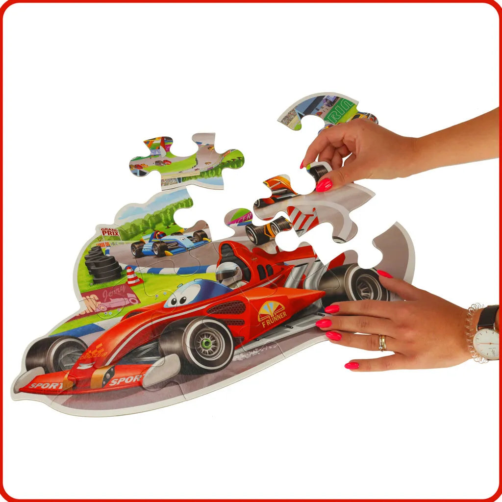 Castorland Puzzle 12 darabos - Racing Bolide: Versenyszellem a Nappaliban