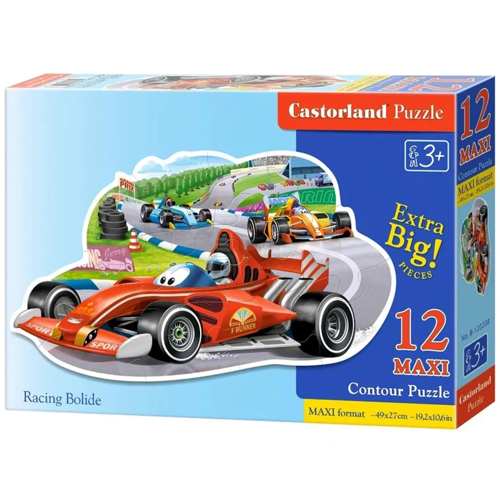 Castorland Puzzle 12 darabos - Racing Bolide: Versenyszellem a Nappaliban
