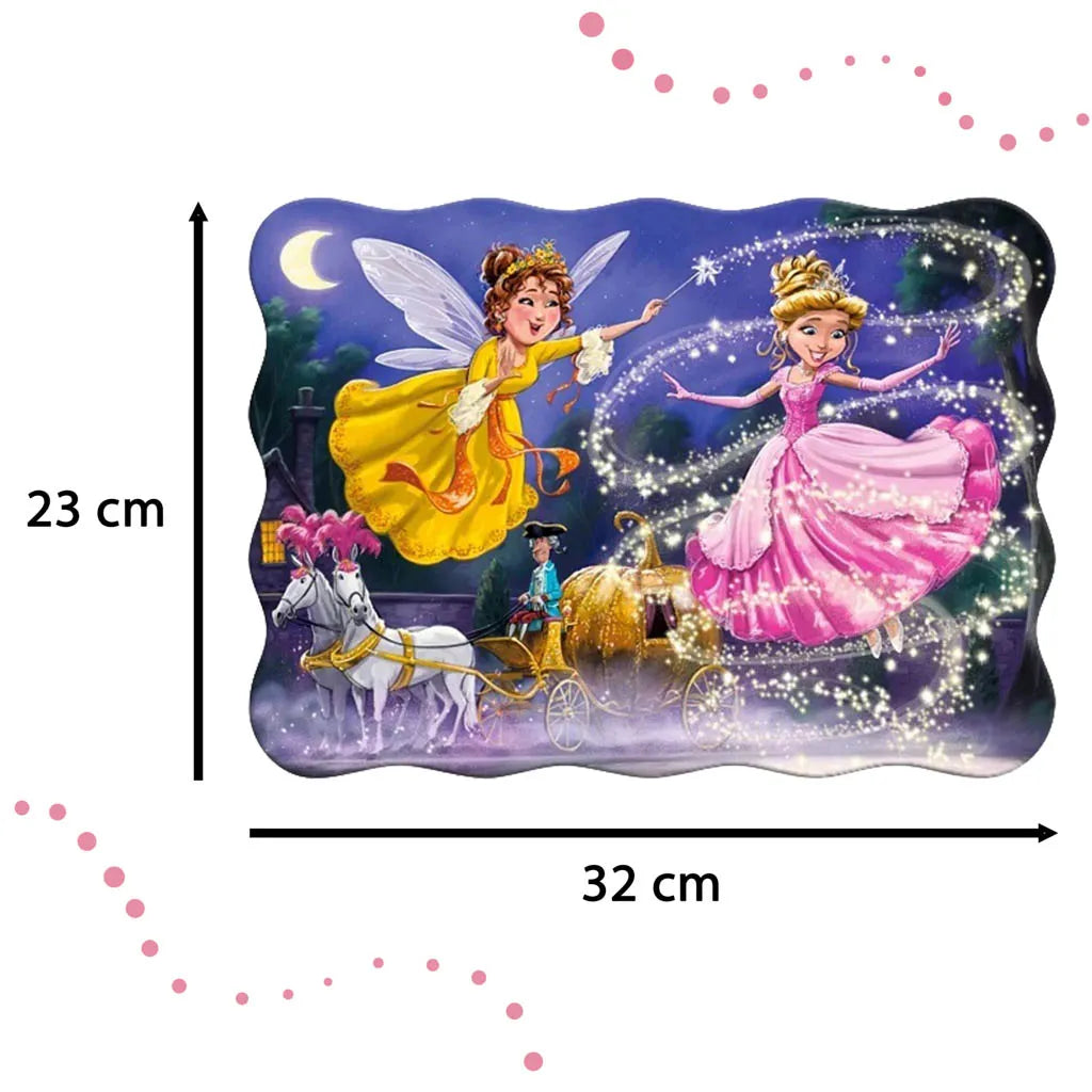 Castorland Puzzle 30 darabos - Hamupipőke Téma: Értékes Tanulási Élmény Gyönyörű Dizájnban
