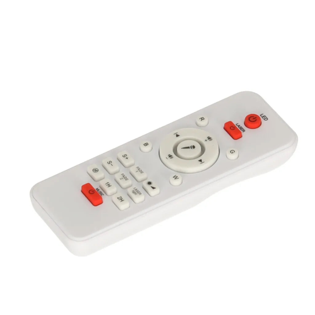 Csillagos égbolt projektoros lámpa, Bluetooth hangszóró, fehér