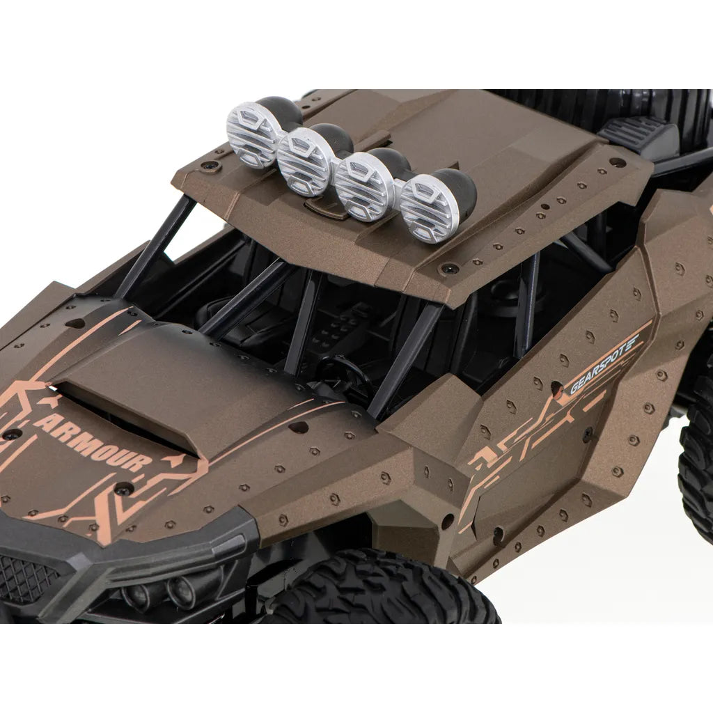 Drift autó, RC off-road 20 km/h barna