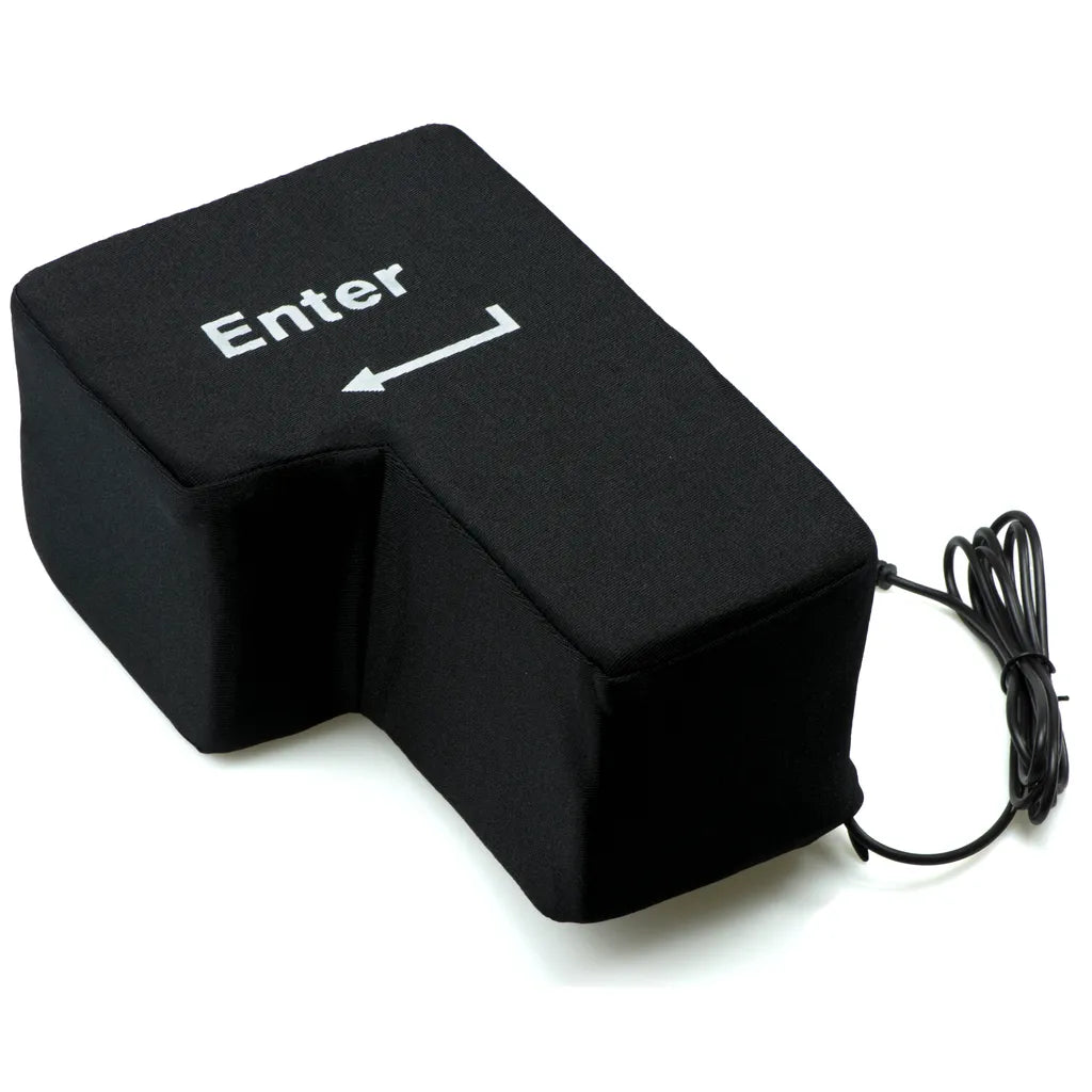 ENTER billentyű nagyméretű anti-stressz USB párna