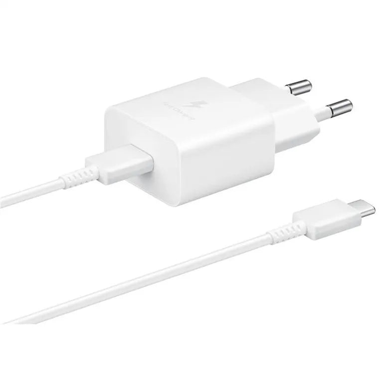 EP-T1510EWE + EP-DA705BWE Samsung 15W-os utazási töltő + USB-C/USB-C adatkábel fehér (OOB Bulk)