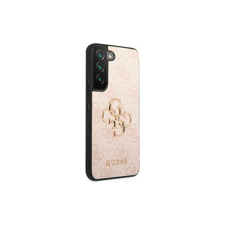 Eredeti eset Samsung Galaxy S23 Guess Hardcase 4G Big Metal logó (GUHCS23S4GGPI) Rózowe