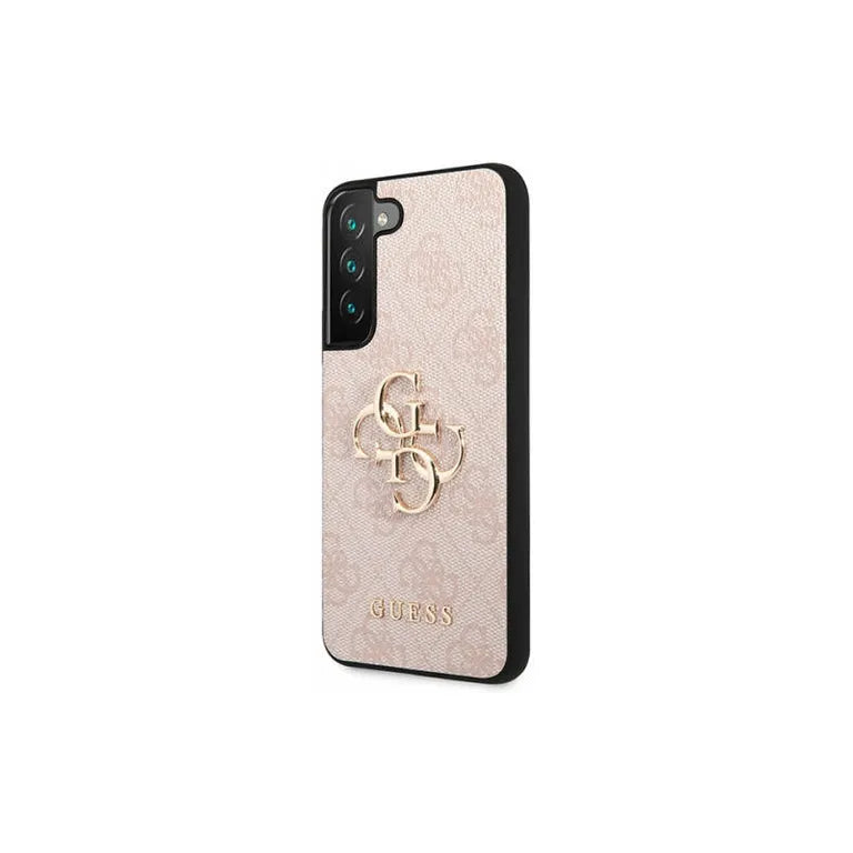 Eredeti eset Samsung Galaxy S23 Guess Hardcase 4G Big Metal logó (GUHCS23S4GGPI) Rózowe