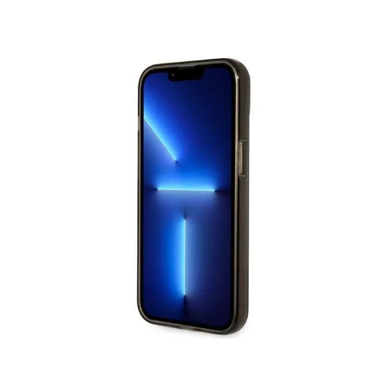 Eredeti iPhone 14 Plus Karl Lagerfeld Hardcase Ikonik Karl Lagerfeld (KLHCP14MHNIKTCK) Fekete