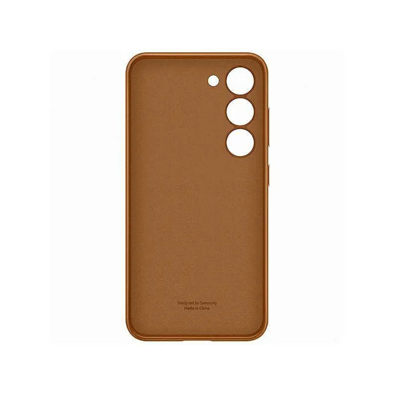 Etui Samsung EF-VS916LA S23 S916 S23+ S916 camel bőrborítás