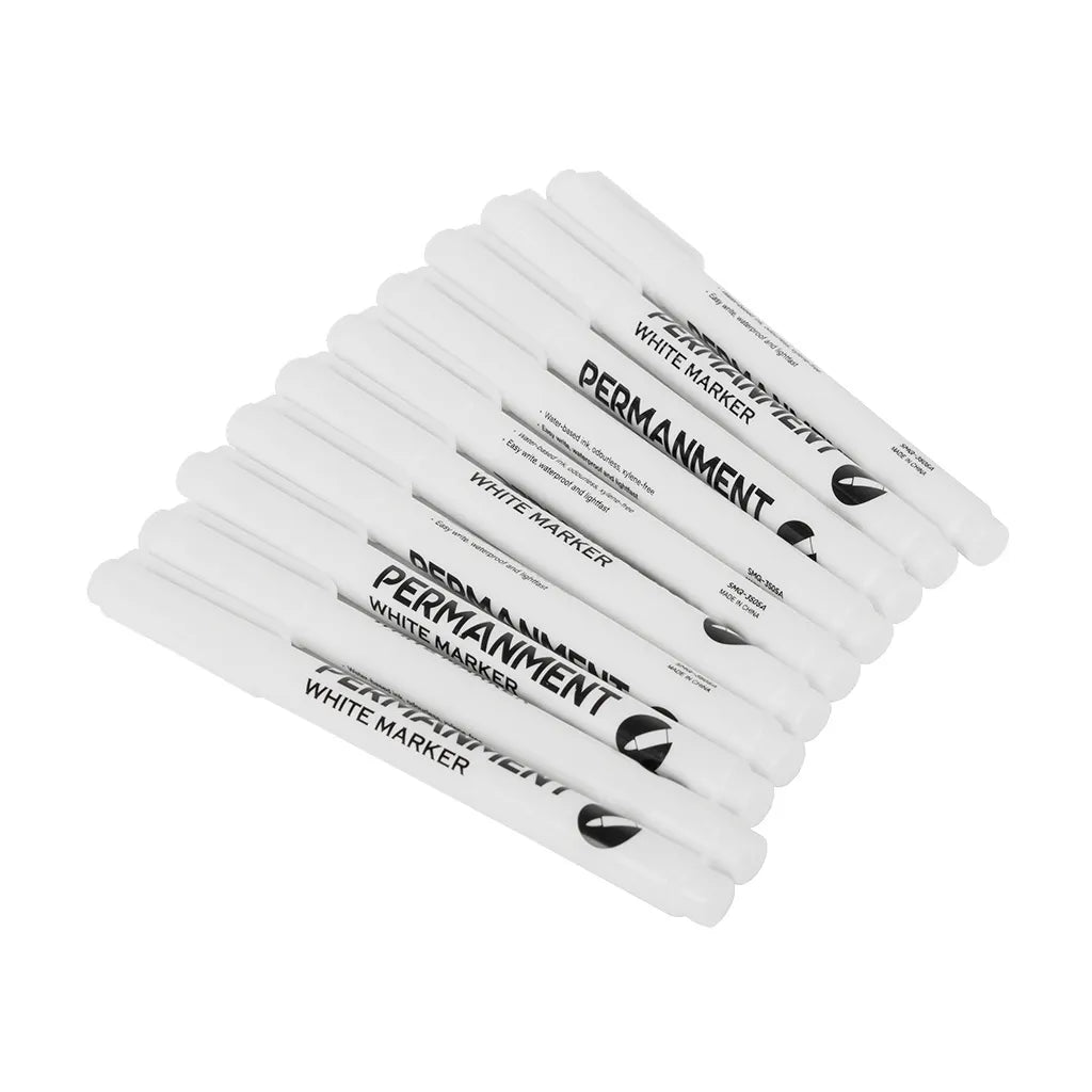 Filctoll gyorsan száradó, tartós tintával sötét háttérhez, 15cm x 1,5cm, univerzális használat, fehér