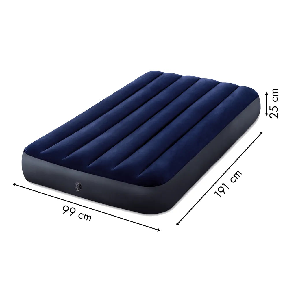 Intex 64757 felfújható 1 személyes légmatrac, 191 x 99 x 25 cm, kék