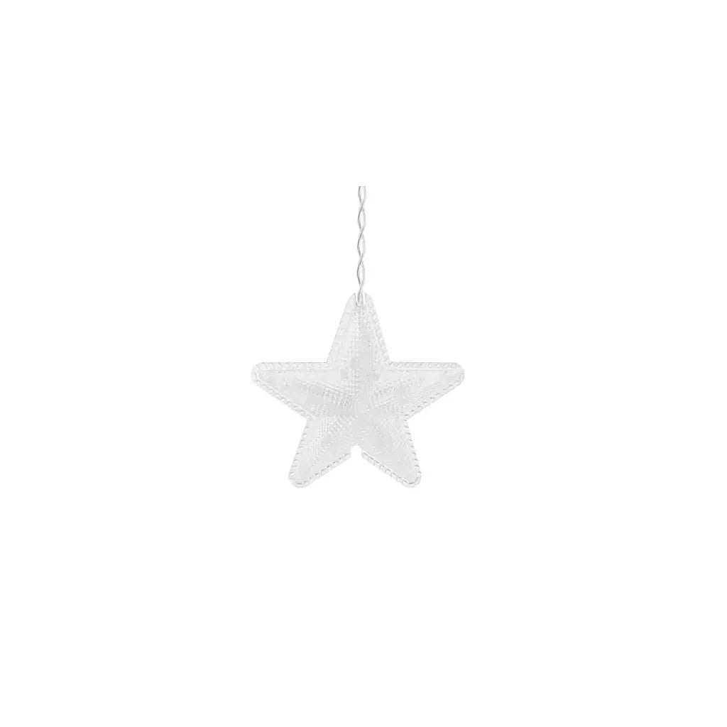 Csillagos fényfüggöny, 136 LED, USB, távirányítós, színes, 245 cm
