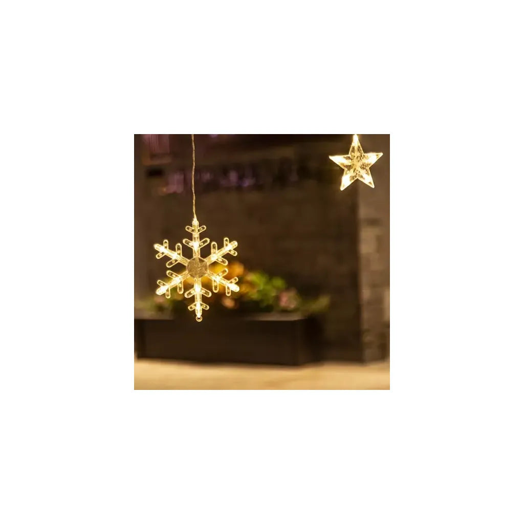 Fényfüggöny távirányítóval 138 LED USB meleg fehér, 540 cm
