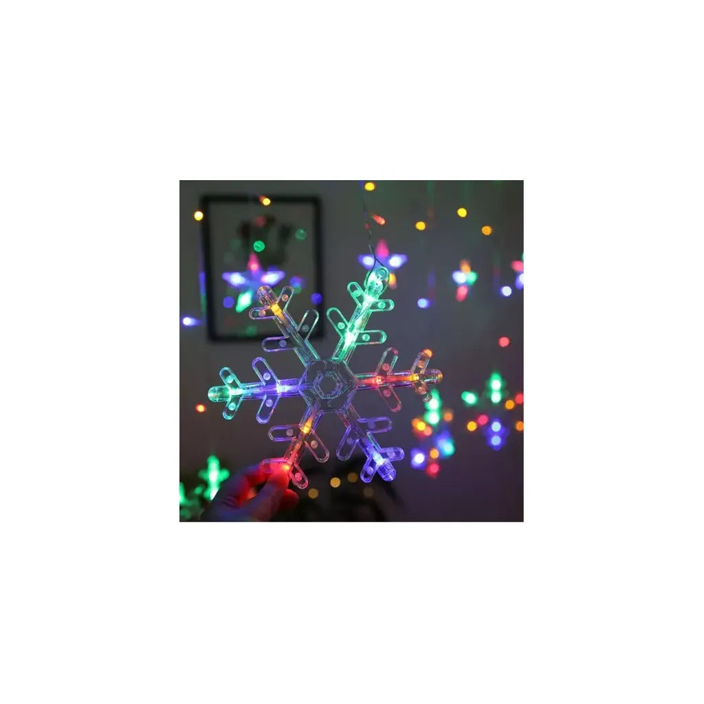 Karácsonyi fényfüzér 138 LED, távirányítós, USB, színes, 1 m