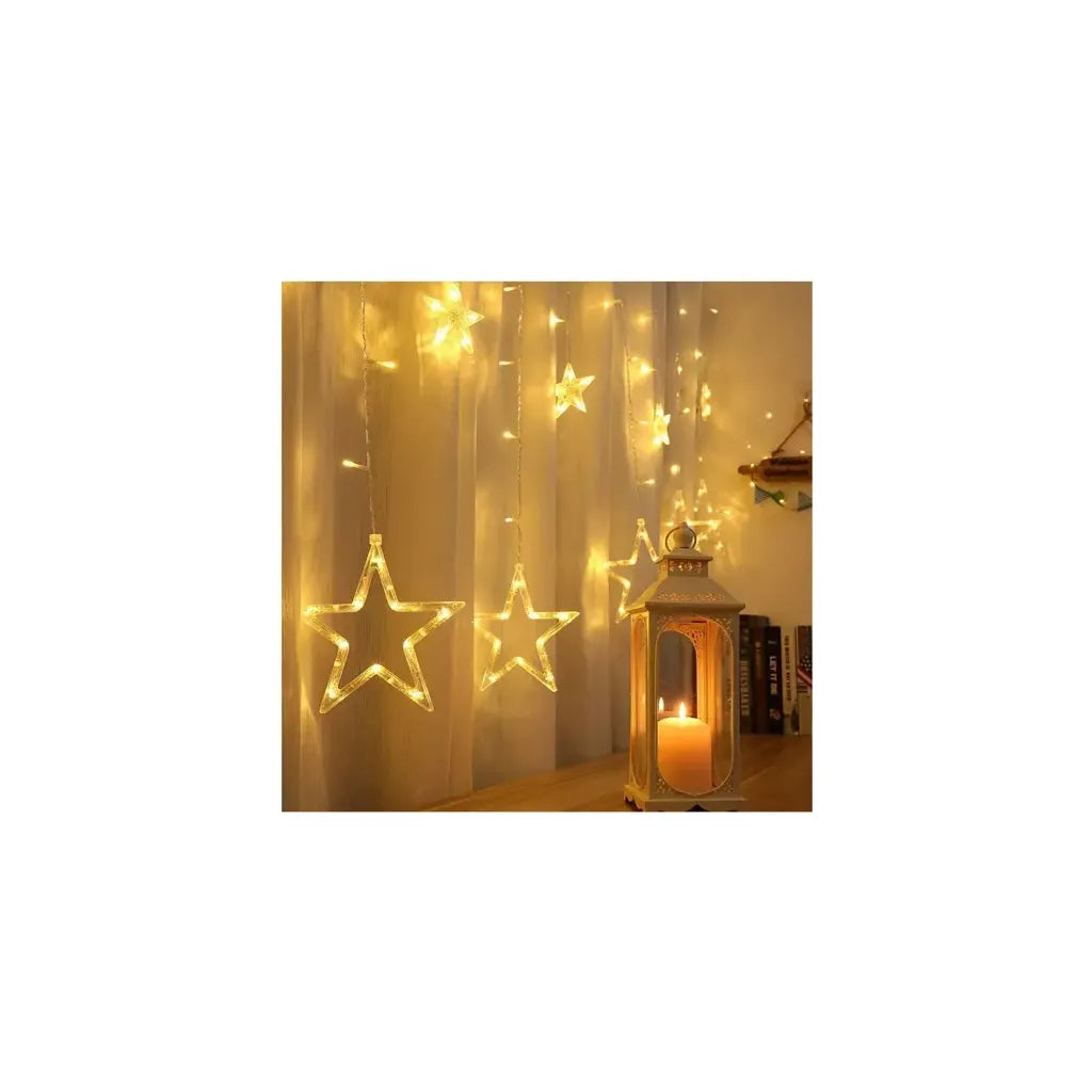 Fényfüggöny távirányítóval 138LED USB meleg fehér, 540 cm