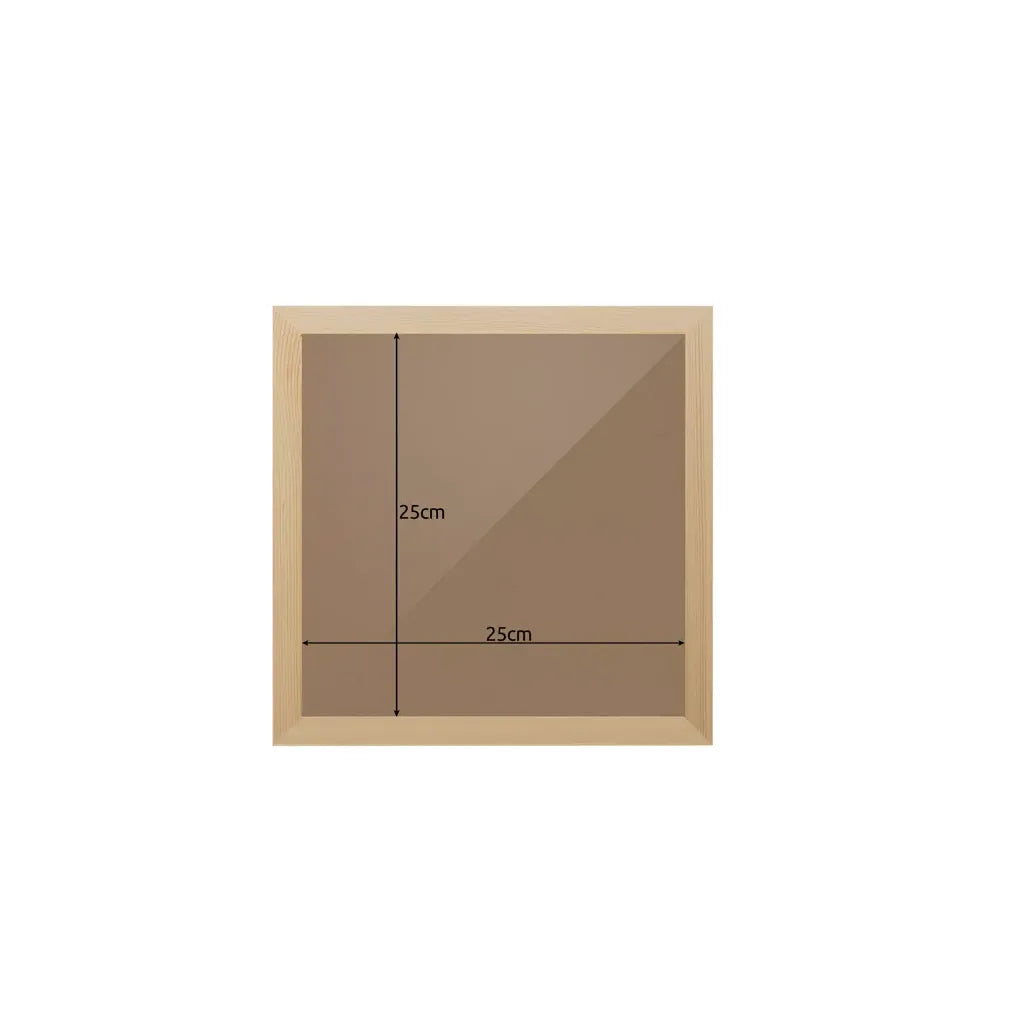 Fenyőfa képkeret 28,5x28,5 cm, natúr