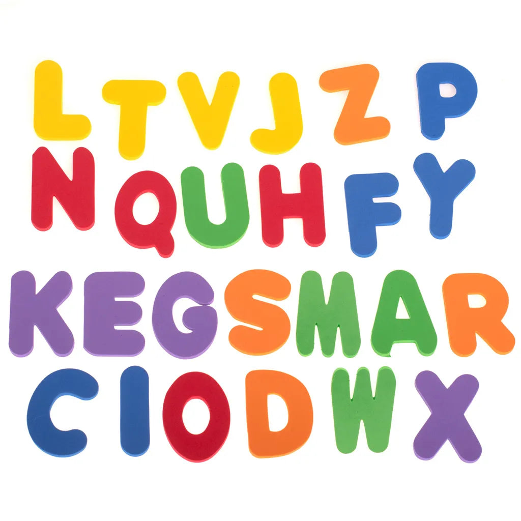 Fürdőjáték, betűk számok