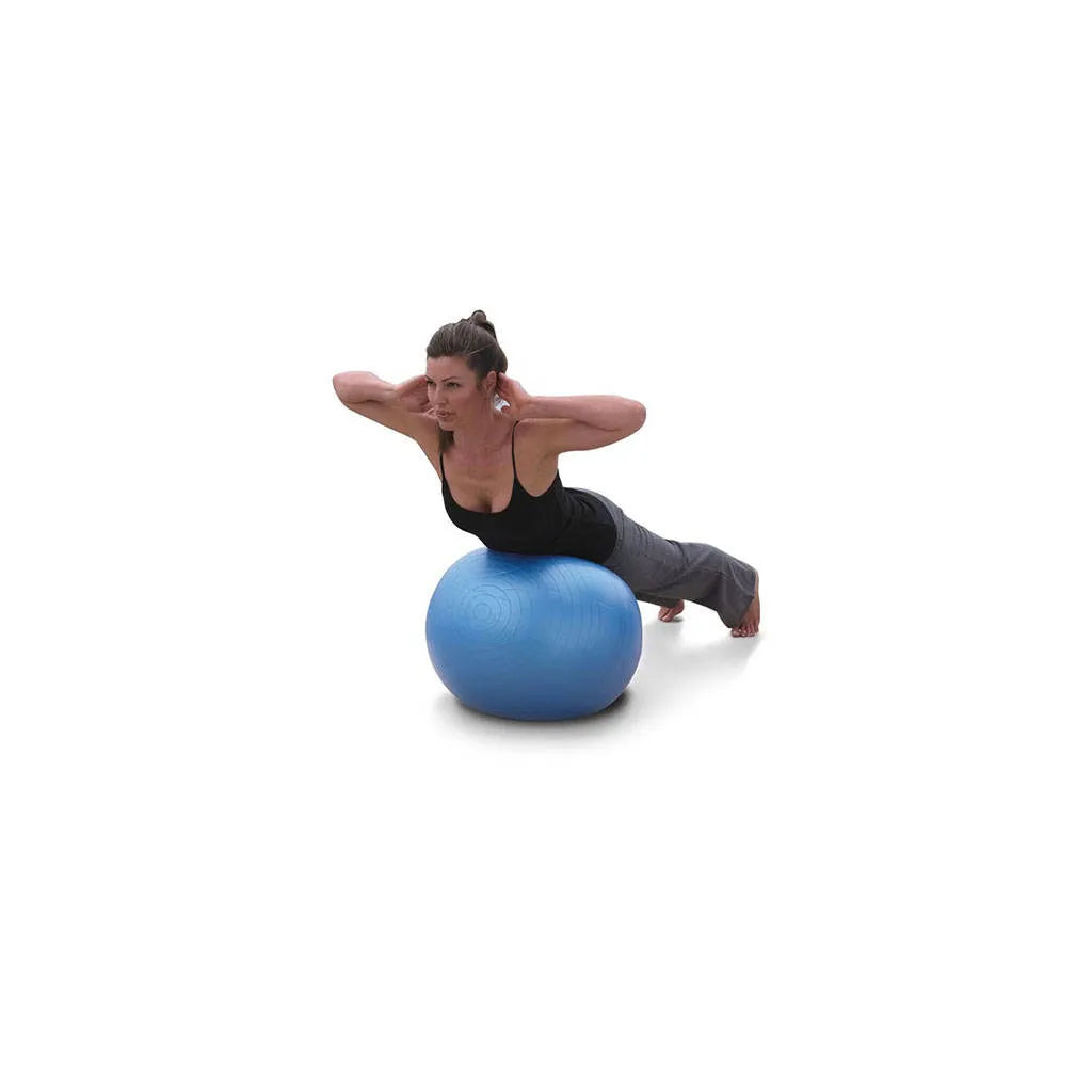 Gimnasztikai rehabilitációs labda pumpával, 65cm, lila