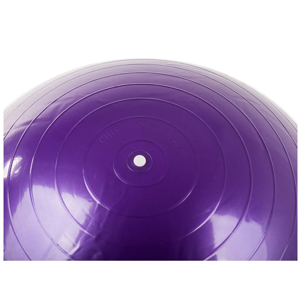 Gimnasztikai rehabilitációs labda pumpával, 65cm, lila