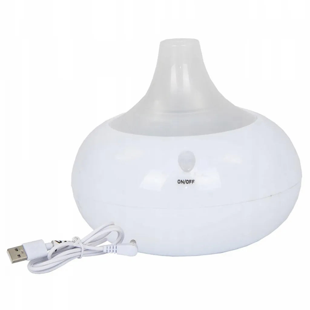 Grundig USB-s aromadiffúzor LED fénnyel, 16 x 18 x 18 cm, kék-fehér