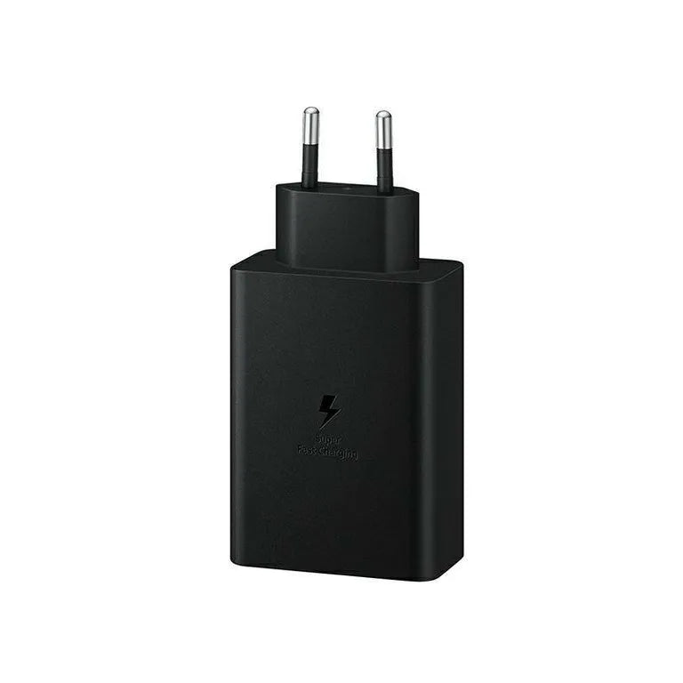 Hálózati töltő. Samsung EP-T6530NB PD 65W 3in1 2xUSB-C 1xUSB-A fekete/fekete
