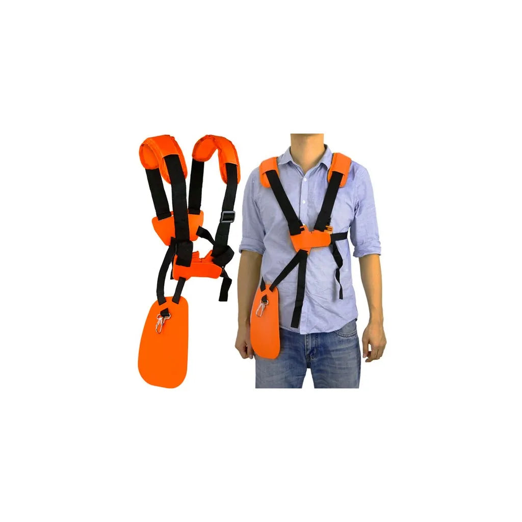 Hám/hordozó heveder fűkaszához, 50-85 cm, fekete-narancs
