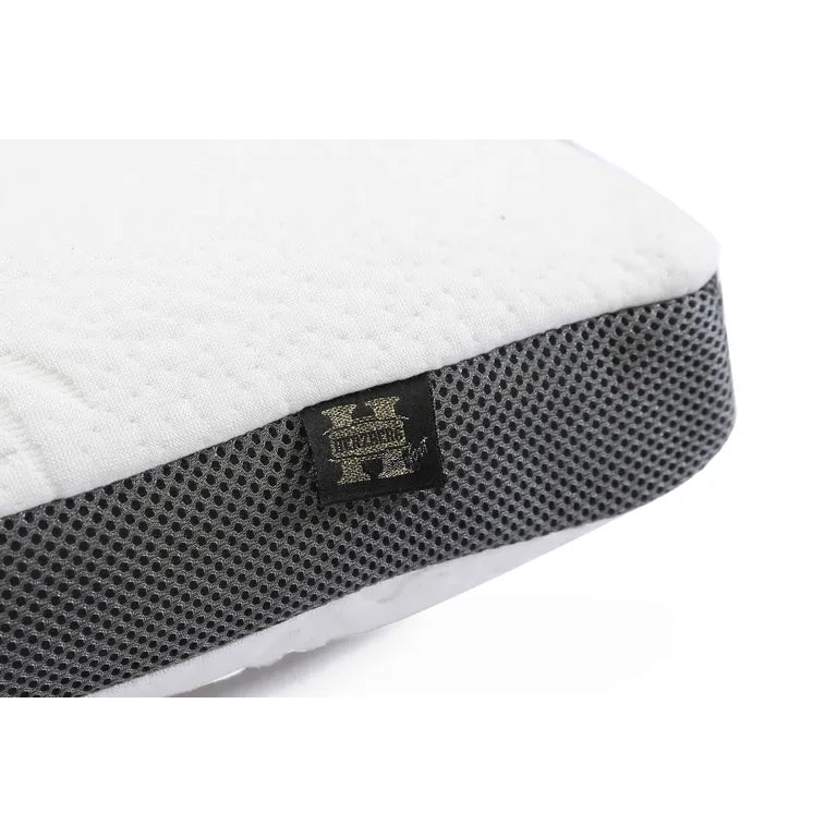 Herzberg Antiallergén bambusz memóriahabos párna, 60cm x 40cm x 12cm, fehér