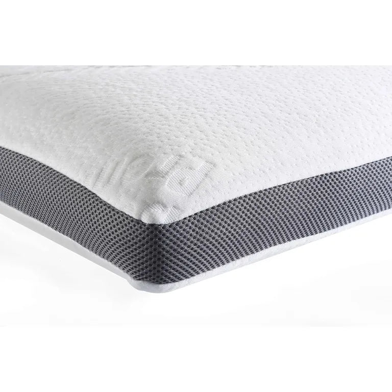 Herzberg Antiallergén bambusz memóriahabos párna, 60cm x 40cm x 12cm, fehér