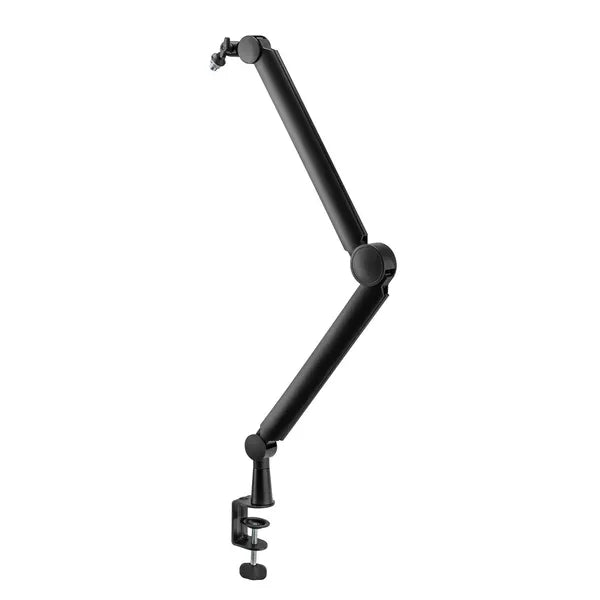 NanoRS RS421 asztali mikrofonkar 3/8”/5/8”, 1 kg, 360° forgás, fekete