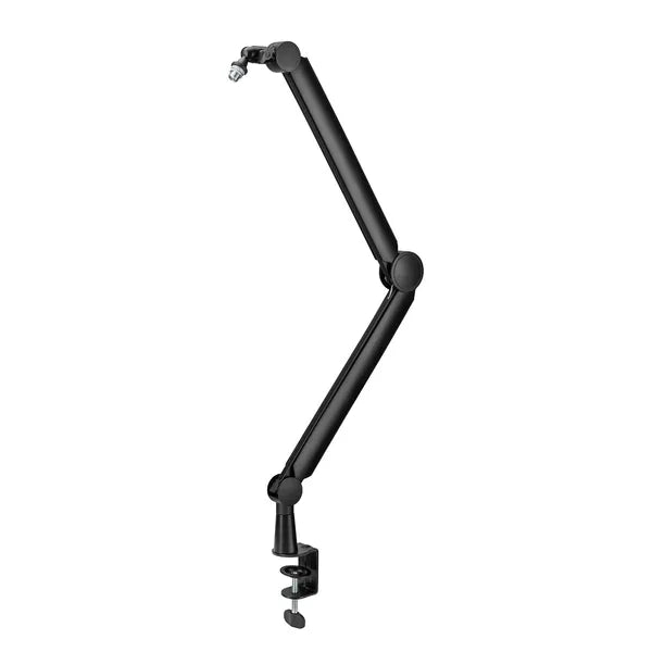 NanoRS RS421 asztali mikrofonkar 3/8”/5/8”, 1 kg, 360° forgás, fekete