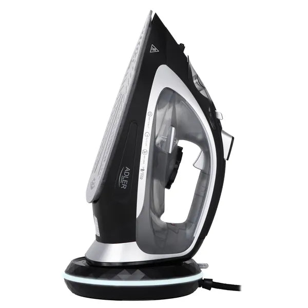 Vezeték nélküli gőzölős vasaló, 2800 W, kerámia talp, 300 ml – Adler AD 5043