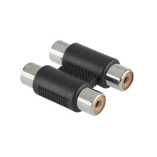 RCA (cinch) 2×2 aljzat–aljzat összekötő adapter, sztereó