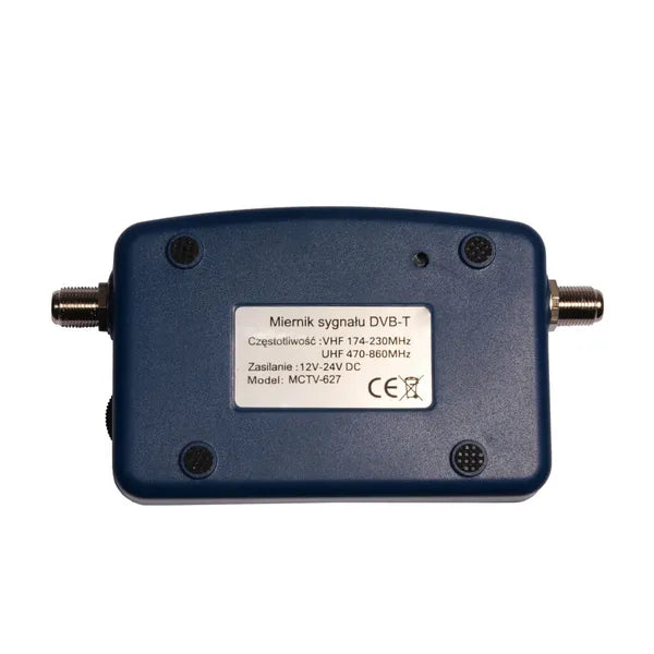 DVB-T antennajel mérő Maclean MCTV-627, kompasszal, 25 cm F-F kábel, tok