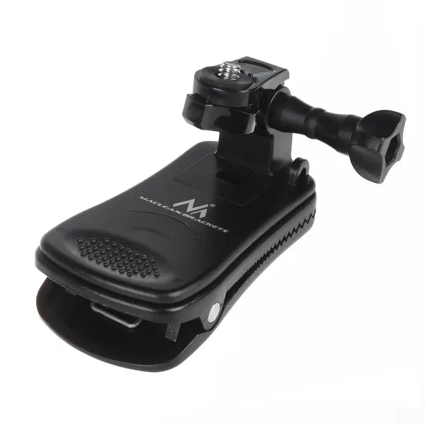 Univerzális 360° csíptetős kamera rögzítő, GoPro/Xiaomi/SJCam, 40 mm, fekete