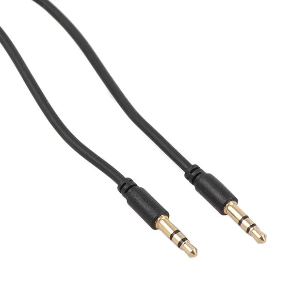 3,5 mm jack/jack sztereó audiokábel 1,5 m – fekete