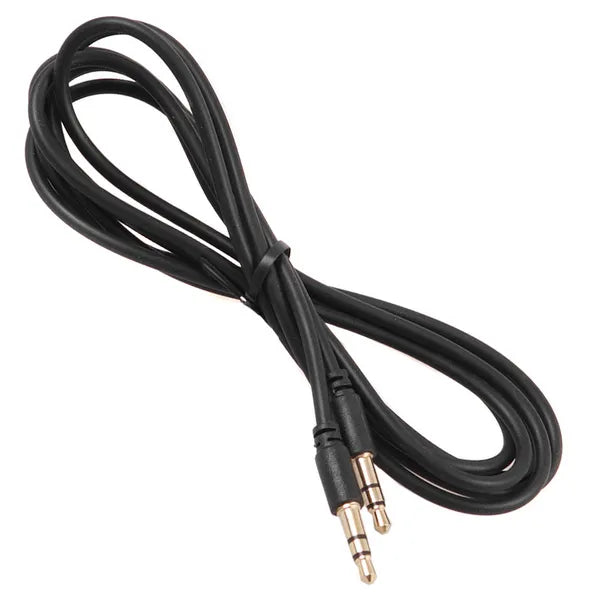 3,5 mm jack/jack sztereó audiokábel 1,5 m – fekete