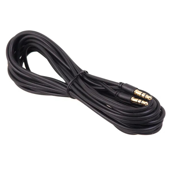 3,5 mm jack/jack sztereó audiokábel 1,5 m – fekete