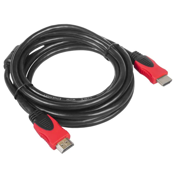 Hdmi–hdmi kábel 3 m, HDMI 1.4, 24 K aranyozott csatlakozó, ferritszűrő, 4K