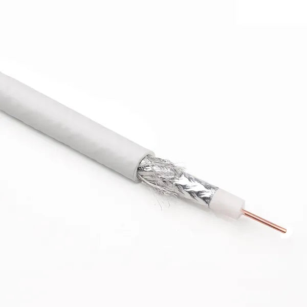 RG6 koaxiális antennakábel 1,0 mm CCS, dupla árnyékolás, 50 m