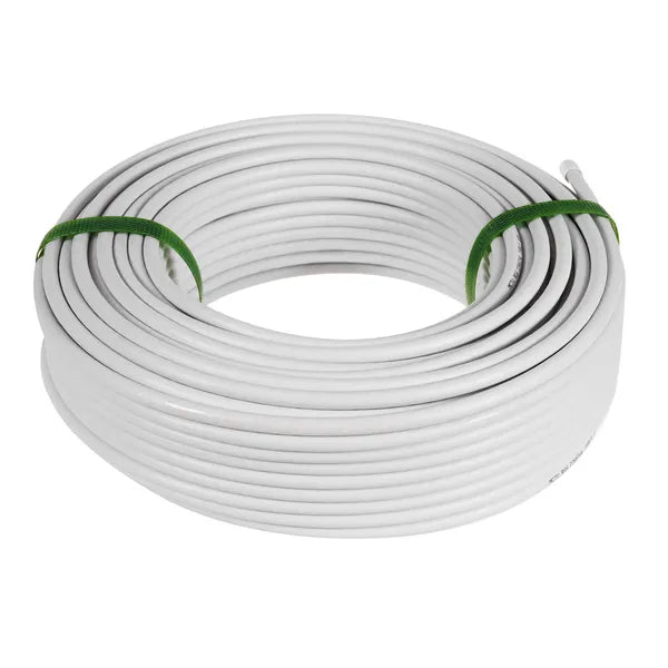 RG6 koaxiális antennakábel 1,0 mm CCS, dupla árnyékolás, 50 m