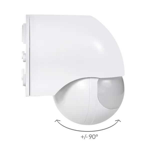 PIR mozgásérzékelő IP44, 180°, 12 m, max 1200 W terhelés – MCE203